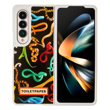 Samsung Galaxy Z fold4 Toiletpaper kígyó mintás gyári tok, fekete (GP-FPF936AMEBY) tok és táska