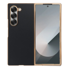 Samsung Galaxy Z Fold 6 fekete-arany hátlap és képernyővédő tok tok és táska