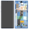 Samsung GH82-20838A Gyári Samsung Galaxy Note 10 plus / Note 10 plus 5G OLED kijelző érintővel Kék kerettel előlap