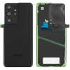 Samsung GH82-27283A Gyári Samsung Galaxy S21 Ultra Fekete akkufedél hátlap, burkolati elem, kamera lencse