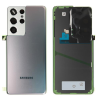 Samsung GH82-27283B Gyári Samsung Galaxy S21 Ultra Ezüst akkufedél hátlap, burkolati elem, kamera lencse
