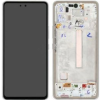 Samsung GH82-28025C Gyári Samsung Galaxy A53 5G OLED kijelző érintővel Fehér kerettel előlap