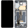 Samsung GH82-31430A Gyári Samsung Galaxy S20 Plus OLED kijelző érintővel Fekete kerettel előlap
