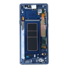 Samsung GH97-22270B Gyári Samsung Galaxy Note 9 N960F OLED kijelző érintővel kék kerettel előlap