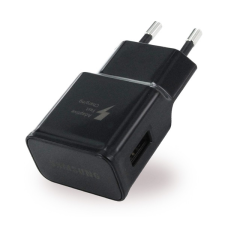 Samsung hálózati töltő USB aljzat (5V/2A, EP-TA20EBE, gyorstöltő) FEKETE mobiltelefon kellék
