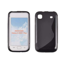 Samsung i9000 Galaxy S, Szilikon tok, S-Case, fekete tok és táska