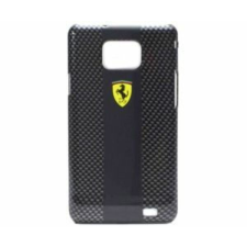 Samsung i9100 Galaxy S2 Ferrari, Hátlap tok, carbon- fekete tok és táska