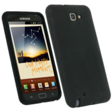 Samsung i9220/N7000 Galaxy Note, Szilikon tok, S-Case, fekete tok és táska