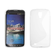 Samsung i9295 Galaxy S4 Active, Szilikon tok, S-Case, átlátszó tok és táska