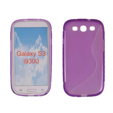 Samsung i9300/i9301 S3/S3 Neo, Szilikon tok, S-Case, lila tok és táska