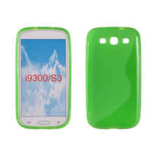 Samsung i9300/i9301 S3/S3 Neo, Szilikon tok, S-Case, zöld tok és táska
