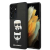 Samsung Karl Lagerfeld Saffiano Karl &amp; Choupette Heads - telefontok Samsung Galaxy S21 Ultra fekete