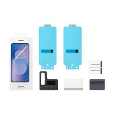 Samsung képernyővédő fólia 2db (tükröződésmentes, törlőkendő + segédkeret) ÁTLÁTSZÓ (EF-US731CTEG) mobiltelefon kellék