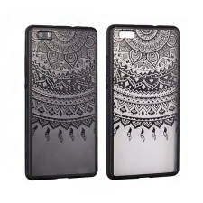 Samsung Lace Samsung J327 Galaxy J3 Prime 2017 USA fekete mandala mintás hátlaptok tok és táska