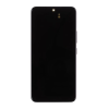 Samsung LCD kijelző + érintőegység + előtok Samsung S901B Galaxy S22 készülékhez, Phantom fekete (Service Pack)