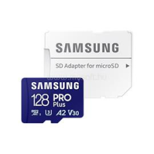 Samsung MB-MD128SA/EU 128GB MicroSDXC kártya (PRO PLUS, R180/W130, adapter, 128GB) (MB-MD128SA/EU) memóriakártya