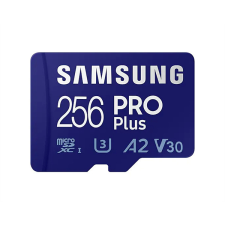 Samsung MicroSD kártya - 256GB MB-MD256KA/EU (PRO PLUS, UHS-I, R160/W120, adapter, 256GB) memóriakártya