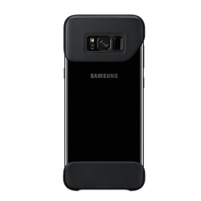 Samsung műanyag telefonvédő (2 részes) FEKETE tok és táska