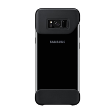 Samsung műanyag telefonvédő (2 részes) FEKETE Samsung Galaxy S8 Plus (SM-G955) tok és táska