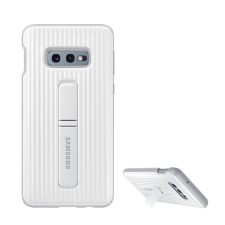 Samsung műanyag telefonvédő (dupla rétegű, gumírozott, asztali tartó funkció) fehér ef-rg970cwegww tok és táska
