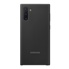 Samsung műanyag telefonvédő (  Galaxy Note 10 (SM-N970F) szilikon betét) fekete tok és táska