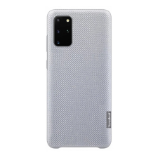Samsung műanyag telefonvédő (kvadrát textil bevonat) SZÜRKE tok és táska