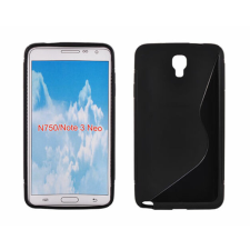 Samsung N7500 Galaxy Note 3 Neo, Szilikon tok, S-Case, fekete tok és táska