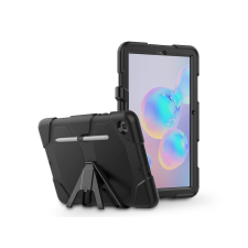  Samsung P610/P615 Galaxy Tab S6 Lite 10.4 ütésálló tablet tok 360 fokos         védelemmel, kijelzővédő üveggel - Survive - fekete (ECO csomagolás) tablet tok