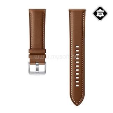 Samsung pótszíj (univerzális, 22mm, valódi bőr) BARNA (ET-SLR84LAEGEU) okosóra kellék