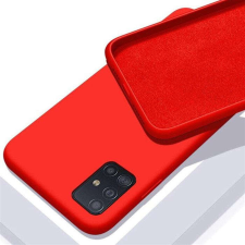 Samsung Premium szilikon tok, Samsung S20, Piros tok és táska