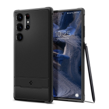 Samsung Rugged Armor Samsung Galaxy S23 Ultra tok, Matte Black, fekete (ACS05613) tok és táska