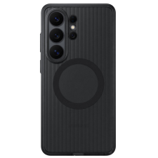 Samsung Rugged Magnet Samsung Galaxy S26 Ultra gyári hátlap tok, ütésálló, MagSafe, fekete tok és táska
