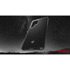 Samsung S25 Ultra Aramid ütésálló tok, Fekete-ezüst tok és táska