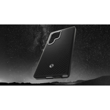 Samsung S25 Ultra Aramid ütésálló tok, Fekete-ezüst tok és táska