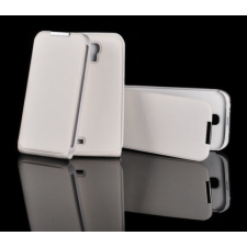 Samsung S6500 Galaxy Mini 2 IRON, Lefele nyíló flip tok, fehér tok és táska