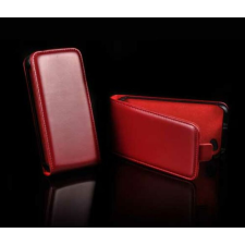 Samsung S6810 Galaxy Fame, Lefele nyíló flip tok, piros tok és táska
