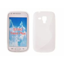Samsung S7560/S7580, Szilikon tok, S-Case, fehér tok és táska