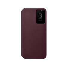 Samsung Samsung Clear View tok a Galaxy S22+ készülékhez bordó tok és táska