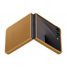Samsung Samsung Flip 7 bőr hátlap, barna tok és táska
