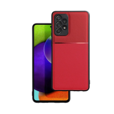 Samsung Samsung Galaxy A33 5G Noble Case műbőr bevonatos hátlap tok, Piros tok és táska