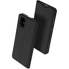 Samsung Samsung Galaxy M31 SM-M315F, Oldalra nyíló tok, stand, Dux Ducis, fekete tok és táska