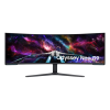 Samsung SAMSUNG Ívelt Gaming 240Hz VA monitor 57" G95NC, 7680x2160, 32:9, 420cd/m2, 1ms, 3xHDMI/DP/2xUSB (342058)