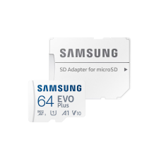 Samsung sd kártya 64gb, evo plus, blue wave, 160mb/s memóriakártya