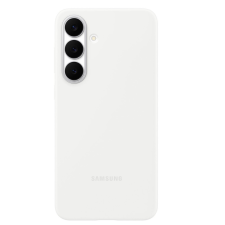 Samsung Silicone Cover Galaxy S25 FE gyári hátlap tok, fehér tok és táska