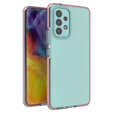 Samsung Spring case tok gél TPU tok színes Samsung Galaxy A73 világos rózsaszín tok és táska