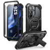 Samsung Supcase ArmorBox Samsung Galaxy S26 ütésálló tok, kijelző védelemmel, kitámasztóval, MagSafe, fekete