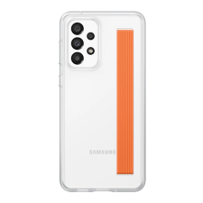 Samsung szilikon telefonvédő (matt + kézpánt) ÁTLÁTSZÓ Samsung Galaxy A33 5G (SM-A336) tok és táska