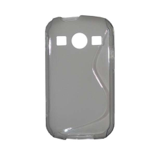 Samsung Szilikon telefonvédő (S-line) SZÜRKE [Samsung Galaxy Xcover 2 (GT-S7710)] tok és táska