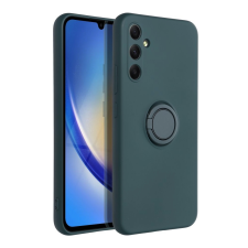 Samsung Telefontok Samsung Galaxy A35 5G - Grip zöld szilikon hátlap tok, kitámasztó ujjgyűrűvel tok és táska