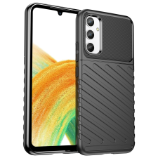 Samsung Telefontok Samsung Galaxy A35 5G - Thunder fekete ütésálló szilikon hátlap tok tok és táska